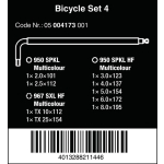 ZESTW KLUCZY TRZPIENIOWYCH BICYCLE SET 4, 9 CZĘŚĆ