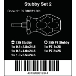 ZESTAW WKRĘTAKÓW STUBBY SET 2, 5 CZĘŚCI