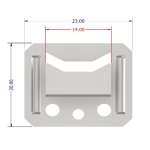 KLAMERKI BOAZERYJNE 1.0MM/100