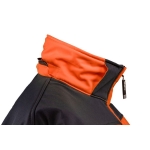 KURTKA SOFTSHELL Z KAPTUREM POMARAŃCZOWA, ROZMIAR XL