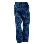 SPODNIE ROBOCZE CAMO NAVY, ROZMIAR S