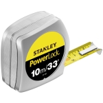 MIARA POWERLOCK CHROM OBUDOWA PLASTIKOWA CALOWA 10M/33 *25MM