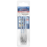 ZESTAW WIERTEŁ EXPERT MULTICONSTRUCTION HEX-9 SET 3PC