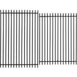GRILL WĘGLOWY Z POKRYWĄ, RUSZT 47*34CM