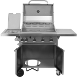 GRILL GAZOWY 4+1 ZELIWNY RUSZT, 16KW