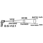 TERMOMETR BEZKONTAKTOWY PIROMETR -50C+400C