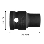 NASADKA KRÓTKA UDAROWA 6-KĄTNA 1/2'', 10MM