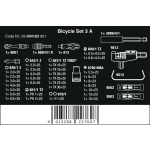 ZESTAW NARZĘDZI DO NAPRAWY ROWERÓW BICYCLE SET 3 A 40 CZĘŚĆ