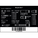 ZESTAW NARZĘDZI DO NAPRAWY ROWERÓW BICYCLE SET 7, 27 CZĘŚĆ