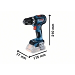 WIERTARKO-WKRĘTARKA AKU. UDAROWA GSB 18V-90C 2*5.0AH