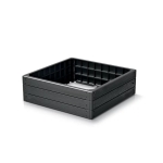 RABATA OGRODOWA BASE WOODY IBWS 756X756X250MM - ANTRACYT