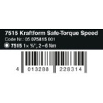 WKRĘTAK DYNAMOMETRYCZNY SAFE-TORQUE SPEED 7515,2-6 NM, 1/4''