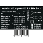 ZESTAW KRAFTFORM KOMPAKT 400 RA SHK SET 1, 19 CZĘŚĆ