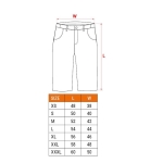 KRÓTKIE SPODENKI DENIM ROZMIAR XS