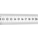 PRZYMIAR LINIOWY 100CM, STAL NIERDZEWNA