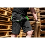 KRÓTKIE SPODENKI PREMIUM, 4 WAY STRETCH CZARNE ROZMIAR XXL