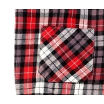 KOSZULA FLANELOWA KRATA CZERWONO-CZARNO-BIAŁA ROZMIAR XL