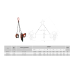 ZAWIESIE DO KRĘGÓW 40-120MM GDA2.1 DŁ.2M 3-CIĘ.