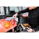 LUTOWNICA DO PLASTIKU 50W + 200 SZT ZSZYWEK