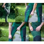 SPODNIE ROBOCZE OUTDOOR ZIELONO-SZARE ROZMIAR XXL