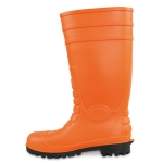 BUTY ROBOCZE WYSOKIE POMARAŃCZOWE PCW/KAUCZUK 42