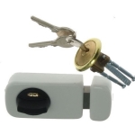 ZAMEK NAWIERZCHNIOWY 3 KLUCZE TB61 60MM BIAŁY