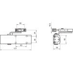 SAMOZAMYKACZ STS-1500 SREBRNY