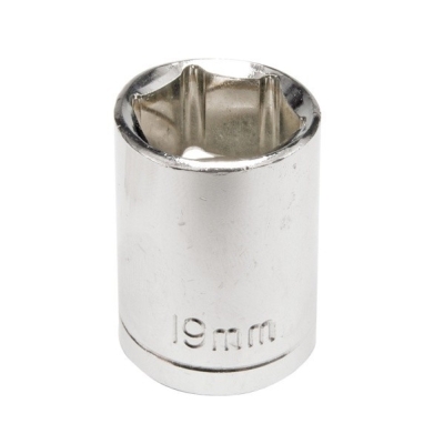 NASADKA KRÓTKA 6-KĄTNA CHROMOWANA 1/2'' 13MM