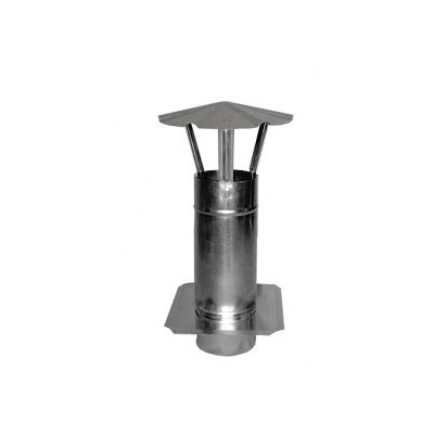 KOMINEK WENTYLACYJNY OCYNKOWANY Z PŁYTĄ 130MM