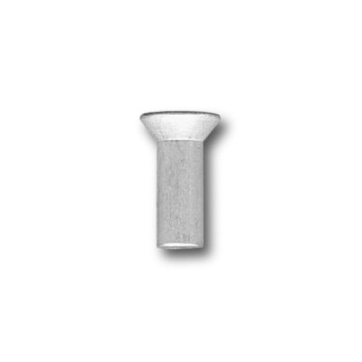 NIT ALUMINIOWY PEŁNY Z ŁBEM STOŻKOWYM PŁASKIM 4.0*25 MM