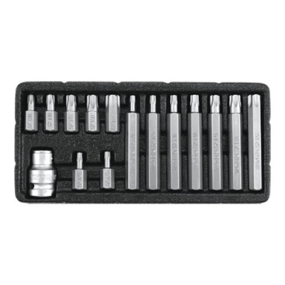 KOMPLET KLUCZY TORX T20-T55 15SZTUK