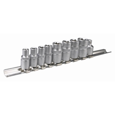 NASADKI TORX 1/4'', 3/4'' KOMPLET 9 CZĘŚCI
