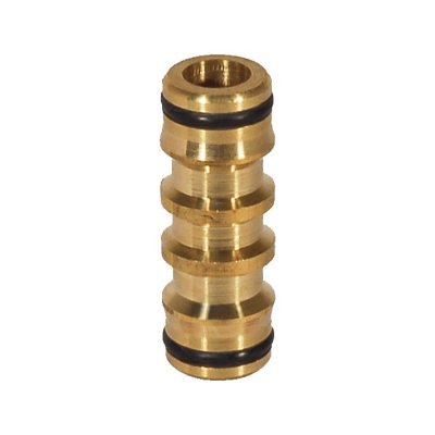 ŁĄCZNIK DWÓJNIK MOSIĘŻNY 1/2''