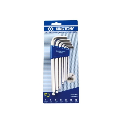 KOMPLET KLUCZY IMBUSOWYCH ''HEX'' TYP L 2.5-10MM DŁUGIE