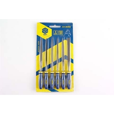 PILNIKI DO METALU IGLAKI 160MM KOMPLET 6-SZTUKOWY
