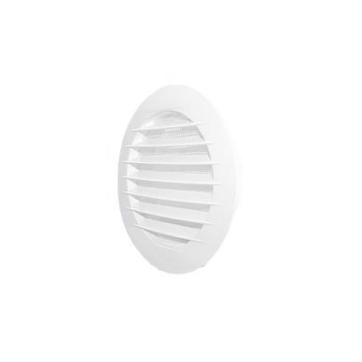 KRATKA OKRĄGŁA Z SIATKĄ 100MM BIAŁA