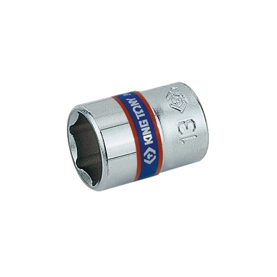 NASADKA KRÓTKA 6-KĄTNA CHROMOWANA 1/4'' 11MM