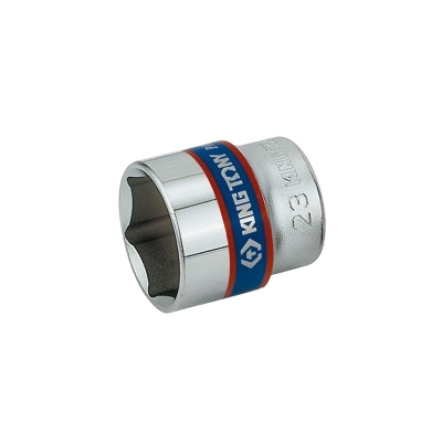 NASADKA KRÓTKA 6-KĄTNA CHROMOWANA  3/8'' 22MM