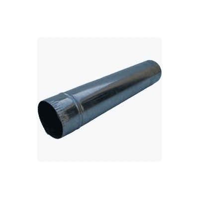 RURA PIECOWA CZARNA 1MB Z BLACHY 1MM 110MM