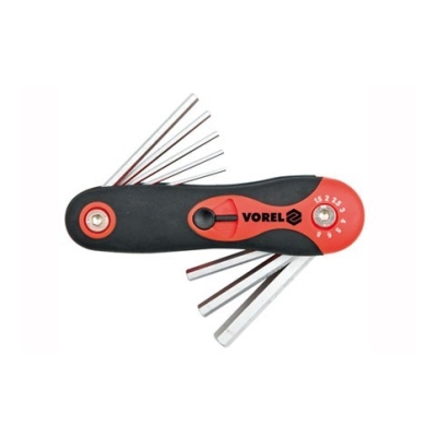 ZESTAW KLUCZY HEX 8 SZTUK 1.5 - 8MM CR-V