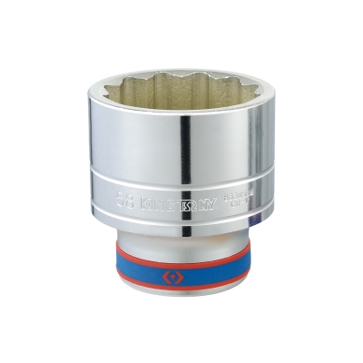 NASADKA KRÓTKA 12-KĄTNA CHROMOWANA 1'' 67MM