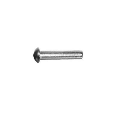 NIT STALOWY OCYNKOWANY ŁEB KULISTY 4*12MM