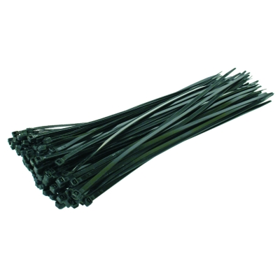 OPASKI PLASTIKOWE PA6.6 100SZT. CZARNE 430*4.8