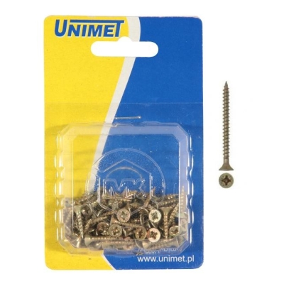 WKRĘT DO DREWNA OCYNK ZÓŁTY 3.0*30MM W OP-90SZT