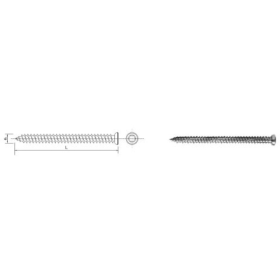 ŚRUBA OŚCIEŻNICOWA SO 7.5/212MM