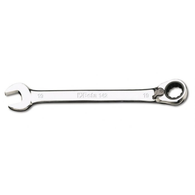 KLUCZ PŁASKO-OCZKOWY, DWUKIERUNKOWY MECHANIZM ZAPADKOWY 8MM