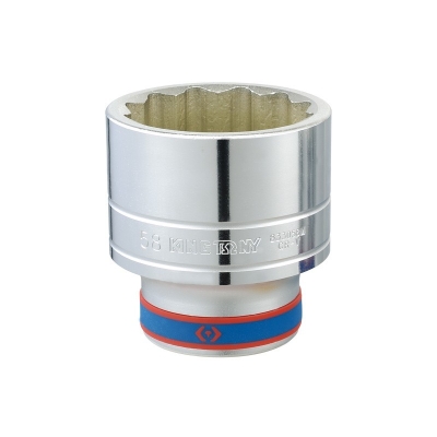 NASADKA KRÓTKA 12-KĄTNA CHROMOWANA 1'' 70MM