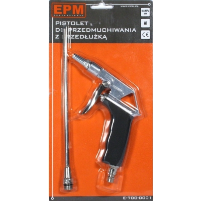 PISTOLET DO PRZEDMUCHIWANIA Z PRZEDŁUŻKĄ