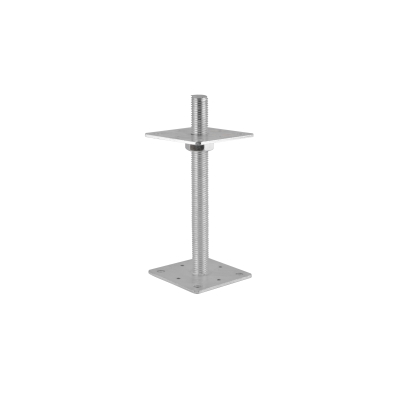 PODSTAWA SŁUPA REGULOWANA, PRĘT M24*250MM, 110*110MM