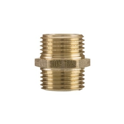 ZŁĄCZKA MOSIĘŻNA NYPEL 3/8''